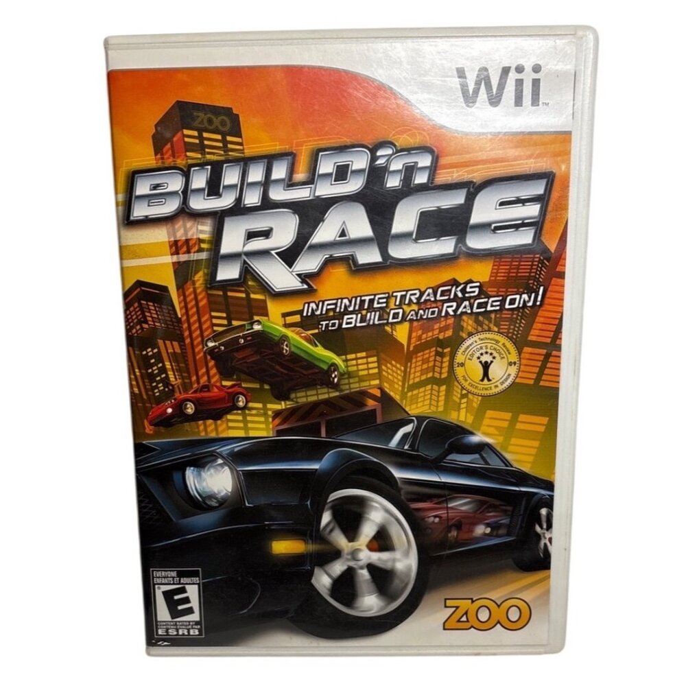 Build N Race Nintendo Wii Game Complete W/ Case Manual Zoo Games
